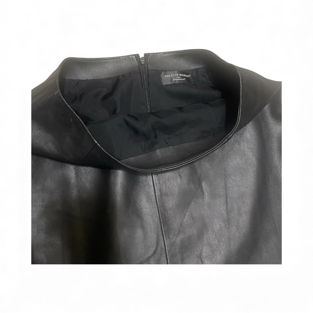 Colette Mordo Elegant Black Midi Skirt with Flared Hem - Picture 3 of 5